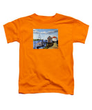 Fishing Dock Martha's Vineyard Massachusetts - Toddler T-Shirt