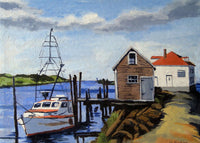 Fishing Dock Martha's Vineyard Massachusetts - Puzzle