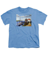 Fishing Dock Martha's Vineyard Massachusetts - Youth T-Shirt