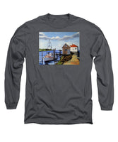 Fishing Dock Martha's Vineyard Massachusetts - Long Sleeve T-Shirt