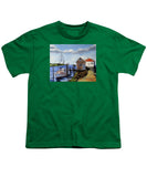 Fishing Dock Martha's Vineyard Massachusetts - Youth T-Shirt