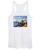 Fishing Dock Martha's Vineyard Massachusetts - Women's Tank Top