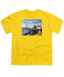 Fishing Dock Martha's Vineyard Massachusetts - Youth T-Shirt