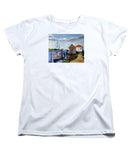 Fishing Dock Martha's Vineyard Massachusetts - Women's T-Shirt (Standard Fit)