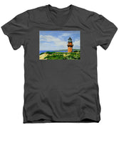 Gay Head Lighthouse Martha's Vineyard Massachusetts - Men's V-Neck T-Shirt