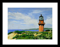 Gay Head Lighthouse Martha's Vineyard Massachusetts - Framed Print