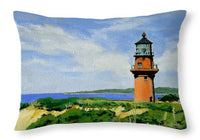 Gay Head Lighthouse Martha's Vineyard Massachusetts - Throw Pillow