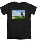 Gay Head Lighthouse Martha's Vineyard Massachusetts - Men's V-Neck T-Shirt