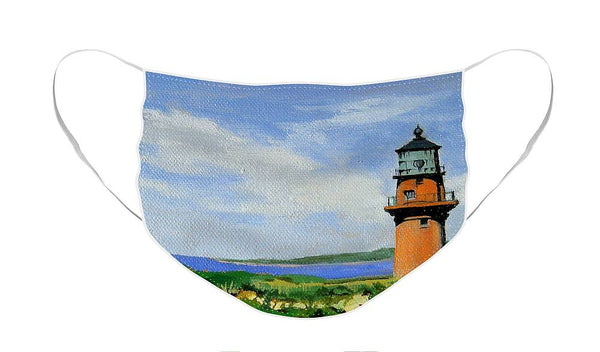 Gay Head Lighthouse Martha's Vineyard Massachusetts - Face Mask