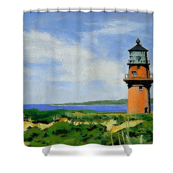 Gay Head Lighthouse Martha's Vineyard Massachusetts - Shower Curtain