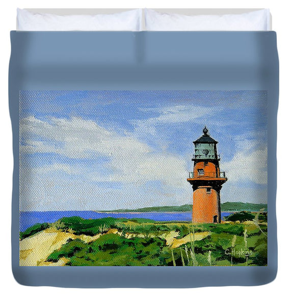 Gay Head Lighthouse Martha's Vineyard Massachusetts - Duvet Cover