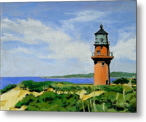 Gay Head Lighthouse Martha's Vineyard Massachusetts - Metal Print