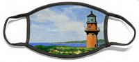 Gay Head Lighthouse Martha's Vineyard Massachusetts - Face Mask