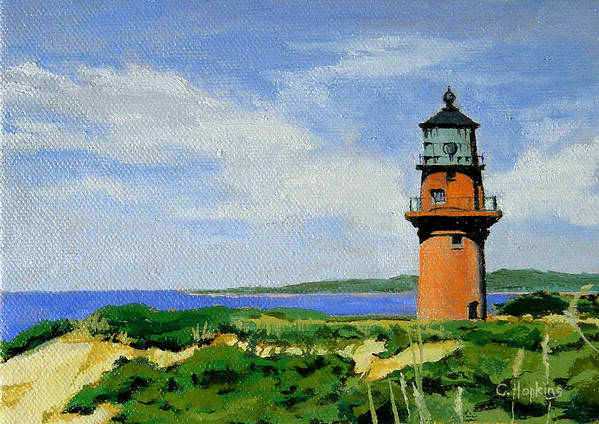 Gay Head Lighthouse Martha's Vineyard Massachusetts - Art Print