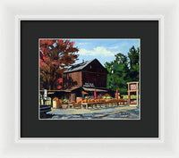 The Old Cider Mill Glastonbury Connecticut  - Framed Print
