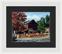 The Old Cider Mill Glastonbury Connecticut  - Framed Print