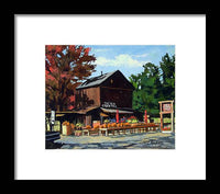 The Old Cider Mill Glastonbury Connecticut  - Framed Print