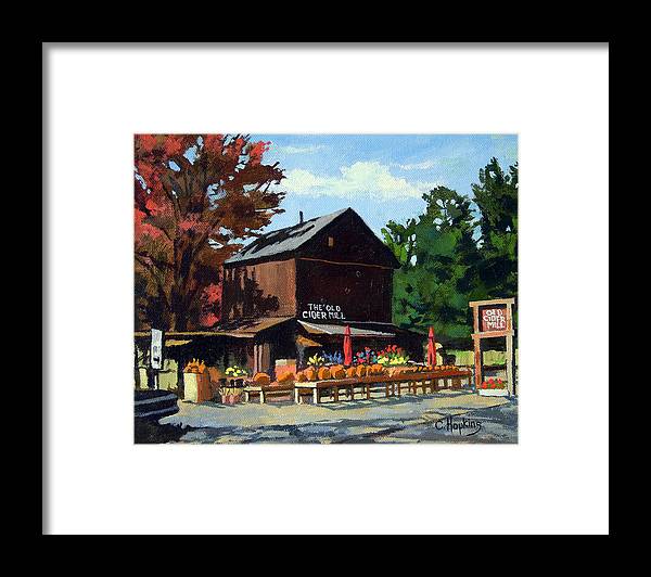 The Old Cider Mill Glastonbury Connecticut  - Framed Print