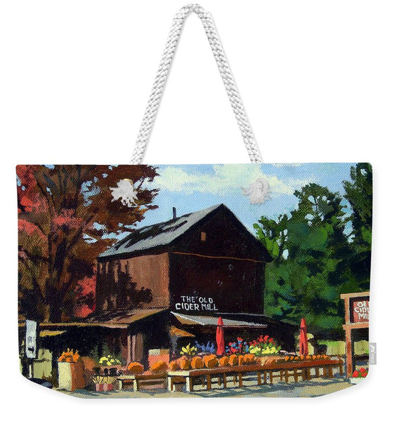 The Old Cider Mill Glastonbury Connecticut  - Weekender Tote Bag