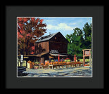 The Old Cider Mill Glastonbury Connecticut  - Framed Print