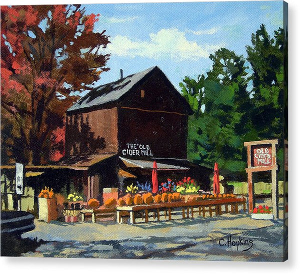 The Old Cider Mill Glastonbury Connecticut  - Acrylic Print