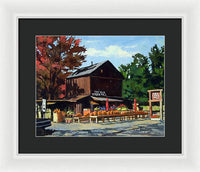 The Old Cider Mill Glastonbury Connecticut  - Framed Print