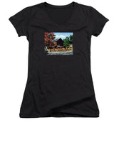 The Old Cider Mill Glastonbury Connecticut  - Women's V-Neck