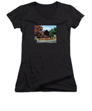 The Old Cider Mill Glastonbury Connecticut  - Women's V-Neck
