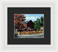 The Old Cider Mill Glastonbury Connecticut  - Framed Print