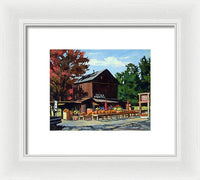 The Old Cider Mill Glastonbury Connecticut  - Framed Print