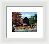 The Old Cider Mill Glastonbury Connecticut  - Framed Print