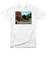 The Old Cider Mill Glastonbury Connecticut  - Men's T-Shirt  (Regular Fit)