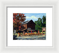 The Old Cider Mill Glastonbury Connecticut  - Framed Print