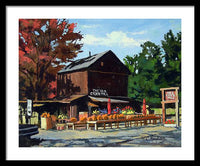 The Old Cider Mill Glastonbury Connecticut  - Framed Print