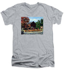 The Old Cider Mill Glastonbury Connecticut  - Men's V-Neck T-Shirt
