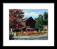 The Old Cider Mill Glastonbury Connecticut  - Framed Print
