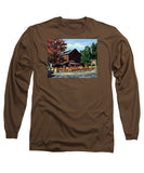 The Old Cider Mill Glastonbury Connecticut  - Long Sleeve T-Shirt