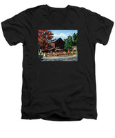 The Old Cider Mill Glastonbury Connecticut  - Men's V-Neck T-Shirt