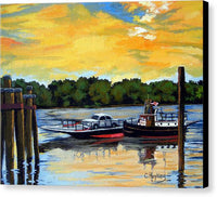 The Rocky Hill Glastonbury Ferry Glastonbury Connecticut  - Canvas Print