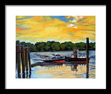The Rocky Hill Glastonbury Ferry Glastonbury Connecticut  - Framed Print