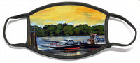The Rocky Hill Glastonbury Ferry Glastonbury Connecticut  - Face Mask