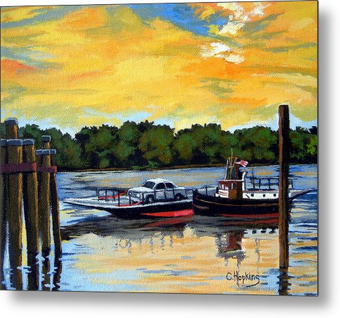 The Rocky Hill Glastonbury Ferry Glastonbury Connecticut  - Metal Print