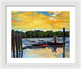 The Rocky Hill Glastonbury Ferry Glastonbury Connecticut  - Framed Print