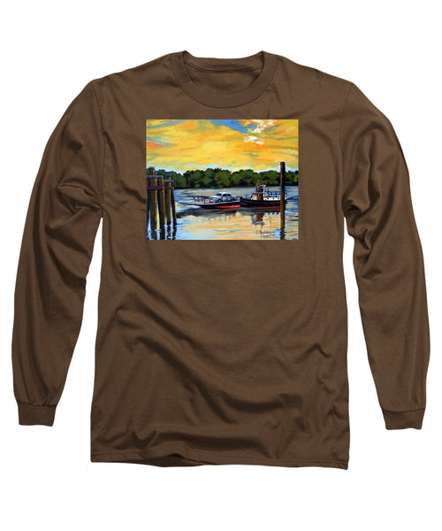 The Rocky Hill Glastonbury Ferry Glastonbury Connecticut  - Long Sleeve T-Shirt