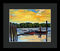 The Rocky Hill Glastonbury Ferry Glastonbury Connecticut  - Framed Print