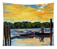 The Rocky Hill Glastonbury Ferry Glastonbury Connecticut  - Tapestry