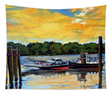 The Rocky Hill Glastonbury Ferry Glastonbury Connecticut  - Tapestry