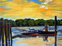 The Rocky Hill Glastonbury Ferry Glastonbury Connecticut  - Puzzle