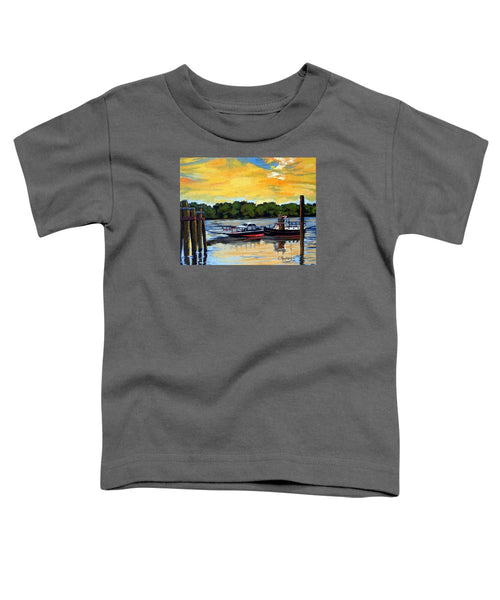 The Rocky Hill Glastonbury Ferry Glastonbury Connecticut  - Toddler T-Shirt