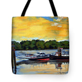 The Rocky Hill Glastonbury Ferry Glastonbury Connecticut  - Tote Bag